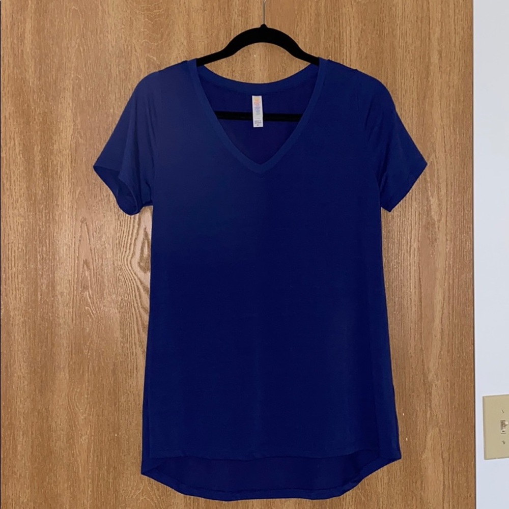 Women's LulaRoe Navy Blue Top